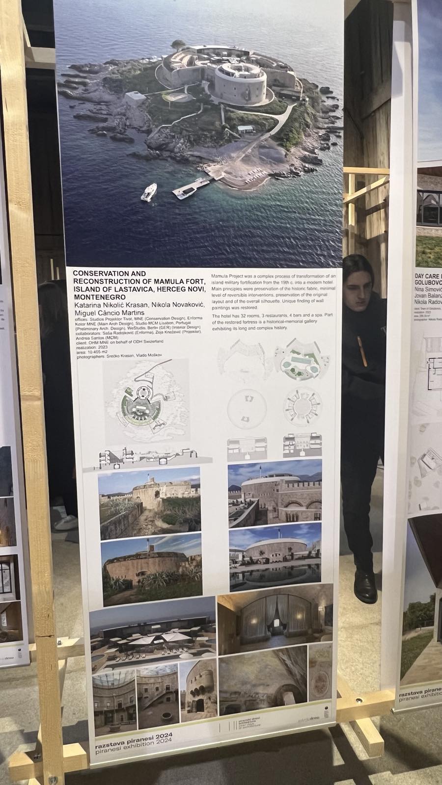 Reconstruction of Mamula fort